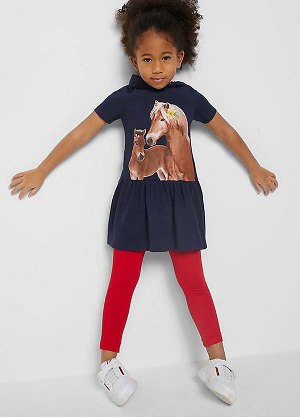 Little girl hotsell dresses with leggings